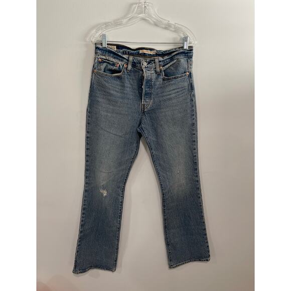 Levi's® Premium Wedgie Bootcut Women’s Jeans Medium Wash Size 30 - Picture 2 of 6